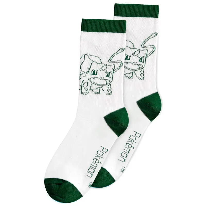Set 3 perechi șosete Pokemon Charmander, Bulbasaur, Squirtle 43/46 poza produsului