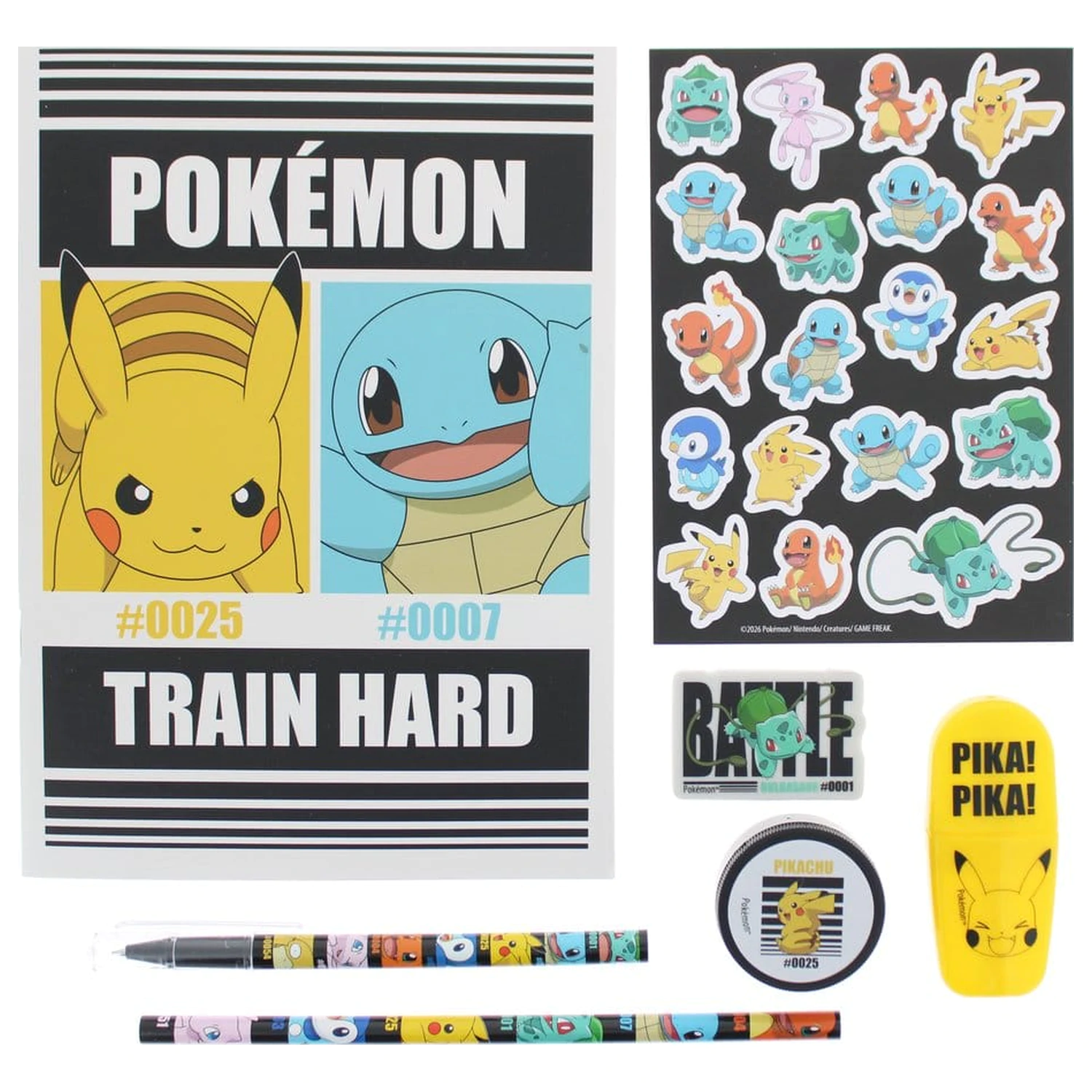Pokémon Stationery Set 7 piese poza produsului