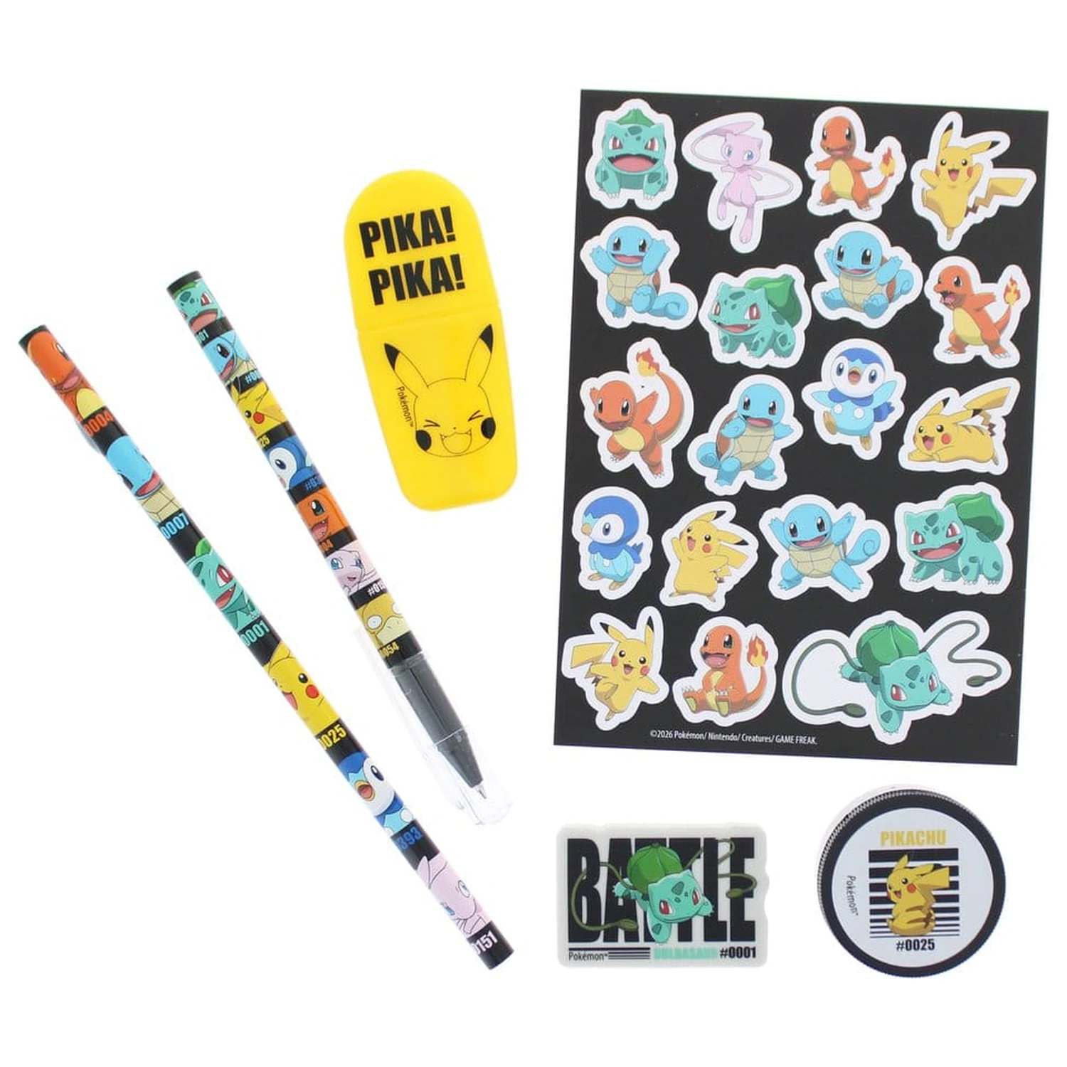 Pokémon Stationery Set 7 piese poza produsului