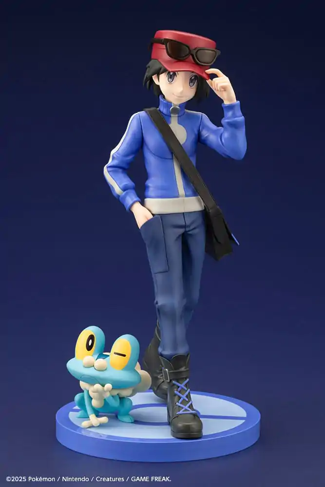 Pokémon ARTFXJ Statuie 1/8 Calem & Froakie 20 cm poza produsului