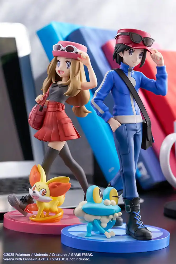 Pokémon ARTFXJ Statuie 1/8 Calem & Froakie 20 cm poza produsului