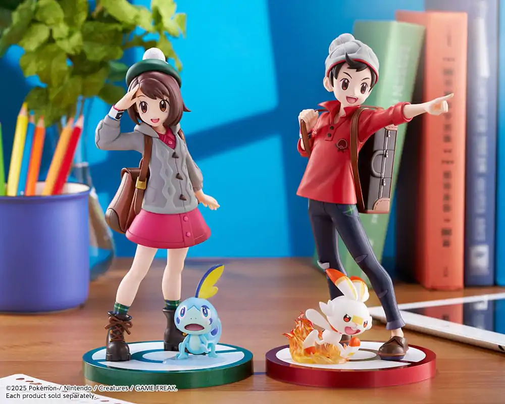 Pokémon ARTFXJ Statuie 1/8 Gloria & Sobble 21 cm poza produsului