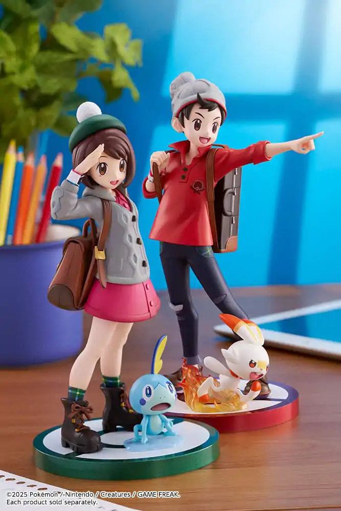 Pokémon ARTFXJ Statuie 1/8 Gloria & Sobble 21 cm poza produsului