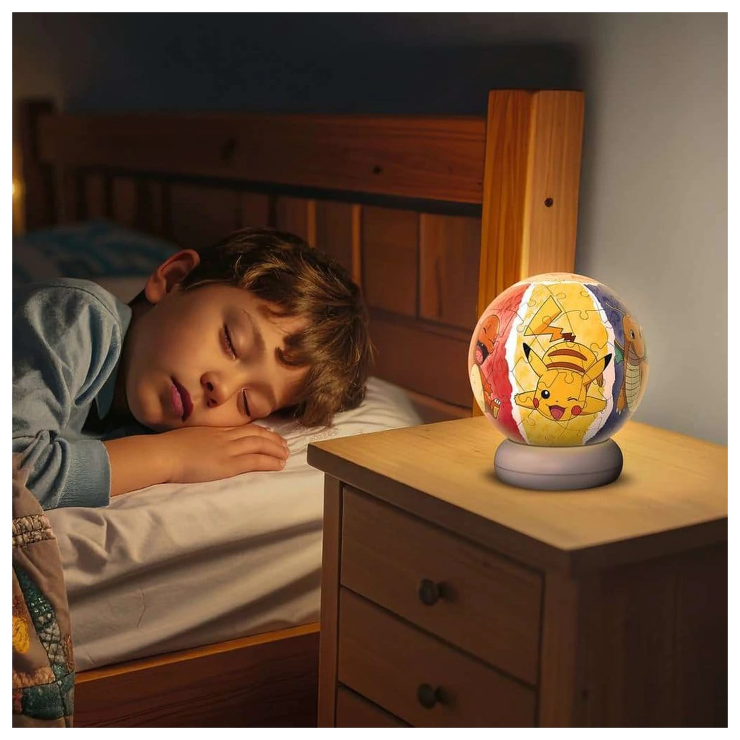 Pokémon 3D Jigsaw Puzzle Ball Nightlight (73 piese) poza produsului