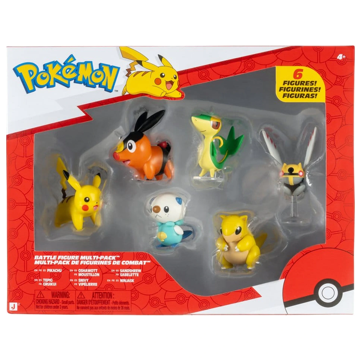 Pokémon Battle Figure pachet de 6 piese poza produsului
