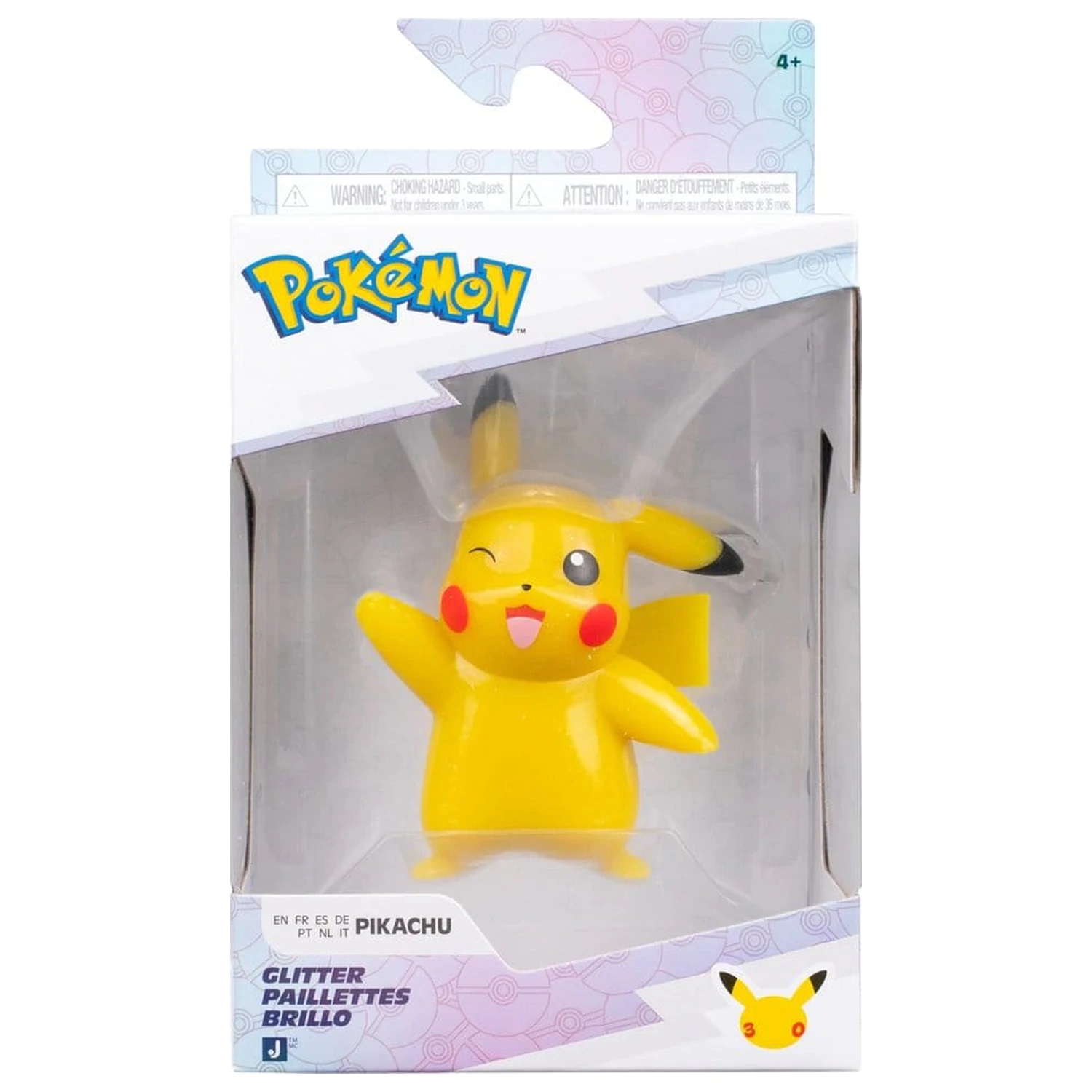 Pokémon Battle Figure Figura de actiune Pikachu (30th Anniversary Glitter) 8 cm poza produsului