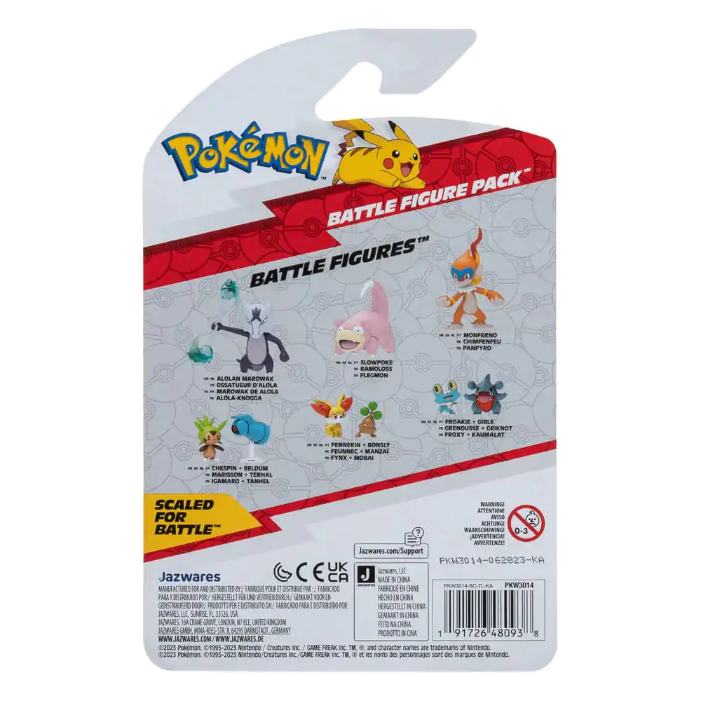 Pokémon Set Figurină de Luptă Primul Partener Set 2 figurine Chespin, Beldum 5 cm poza produsului