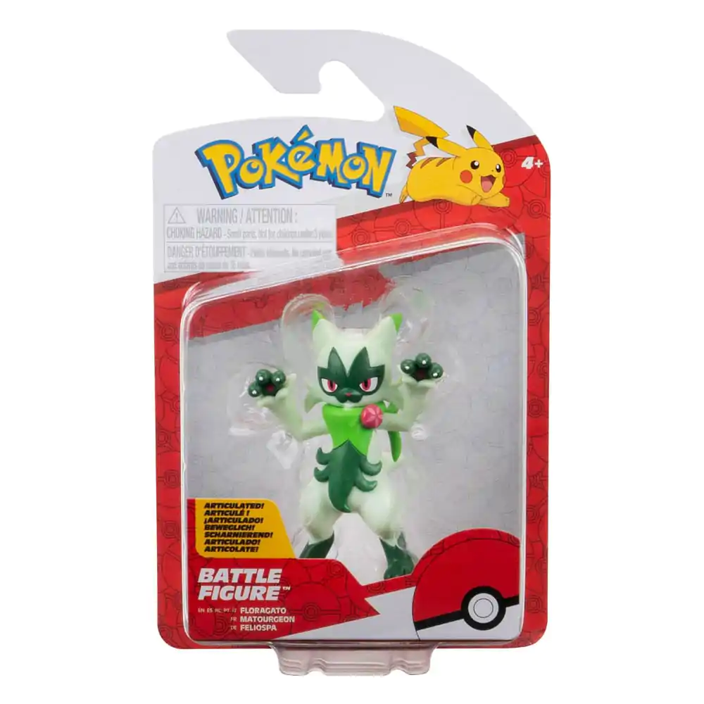 Figurină de Luptă Pokémon Floragato 5 cm poza produsului
