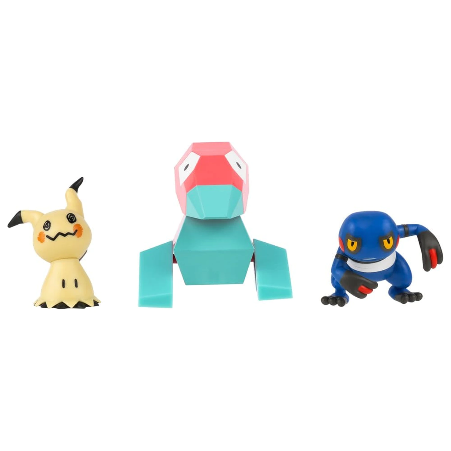 Pokémon Battle Figure 3-Pack Mimikyu, Porygon & Croagunk 3 figurine de lupta poza produsului