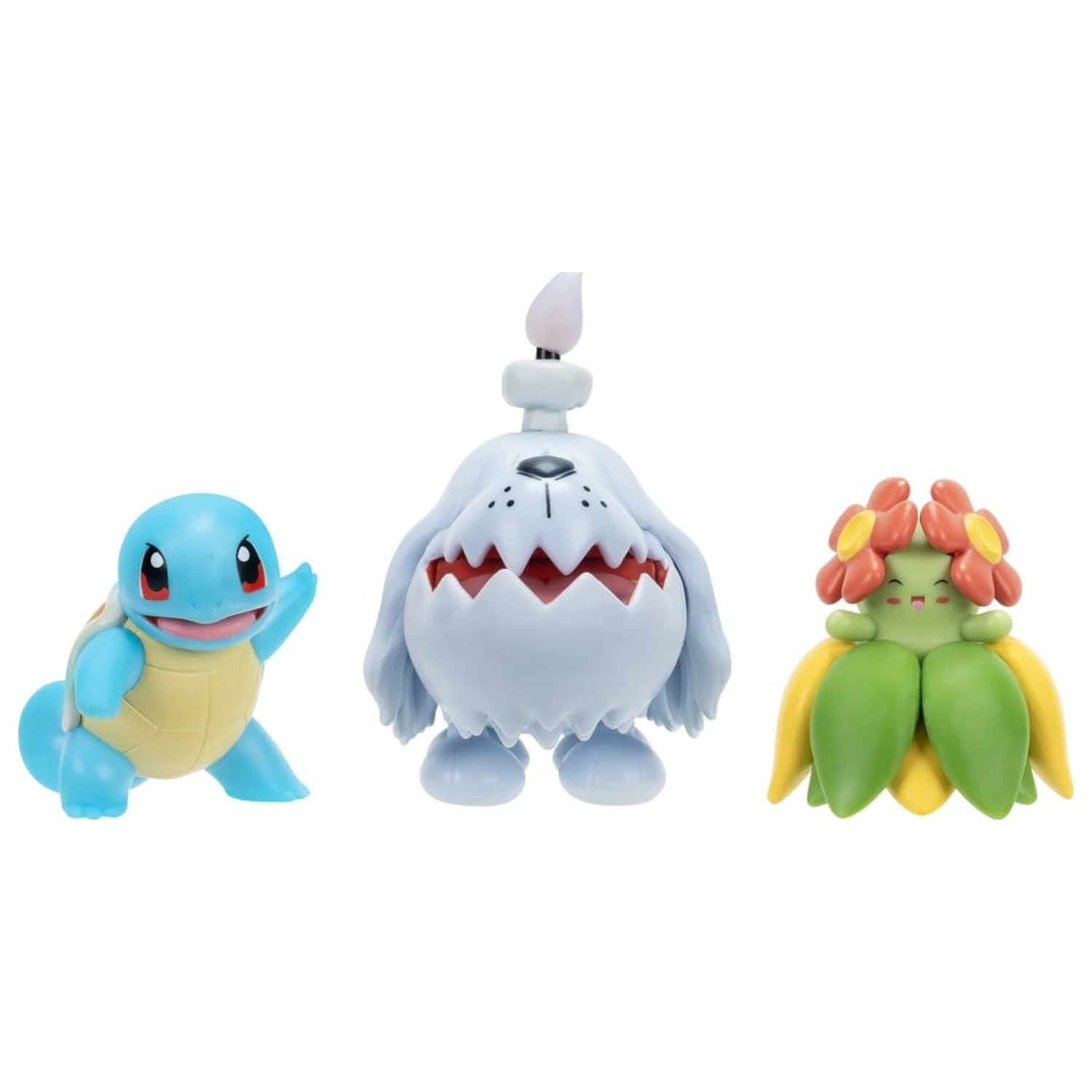 Pokémon Battle Figure Set 3 bucati Squirtle, Greavard & Bellossom poza produsului