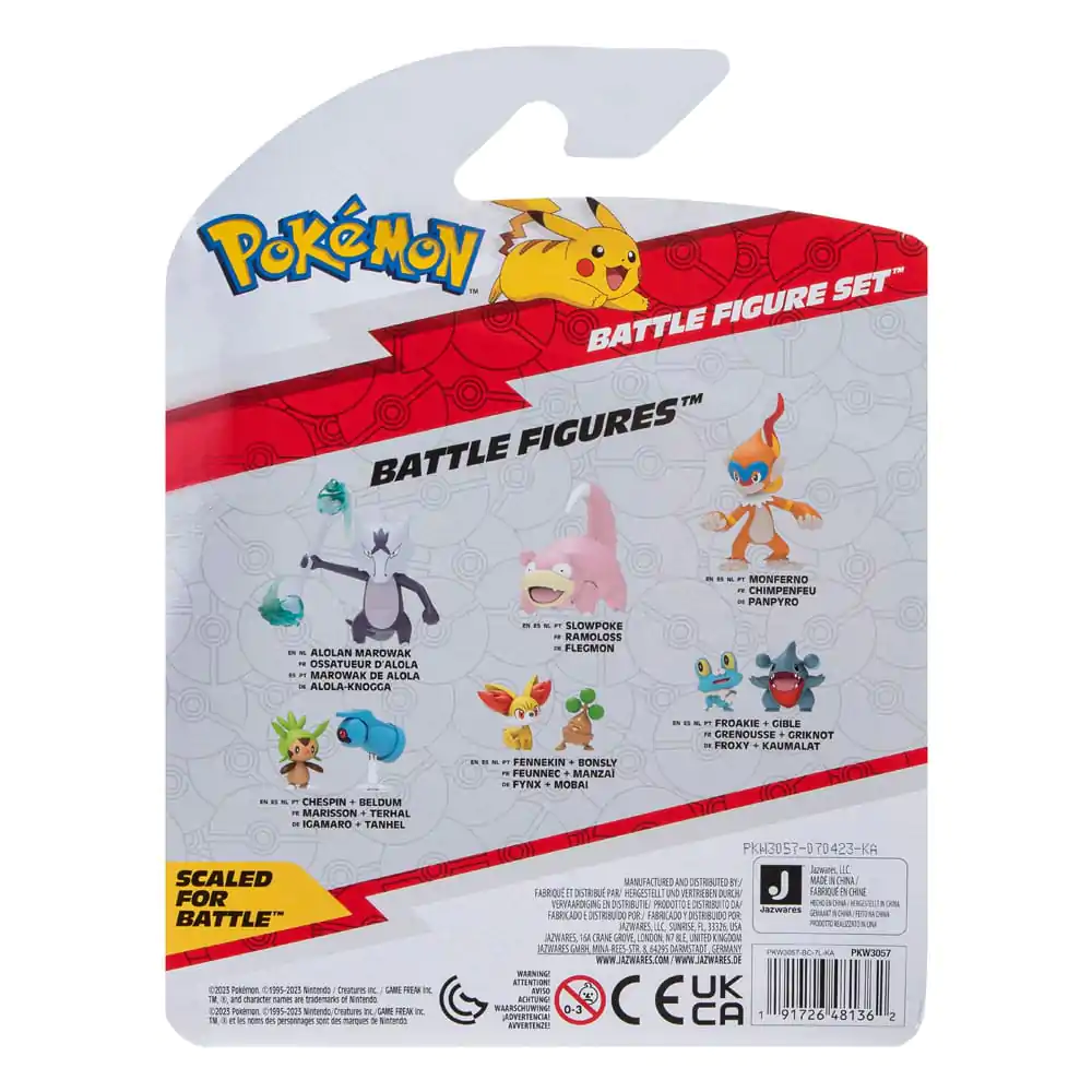 Pokémon Battle Figure Set 3-Pack Clefairy, Beldum, Sirfetch'd 5 cm poza produsului