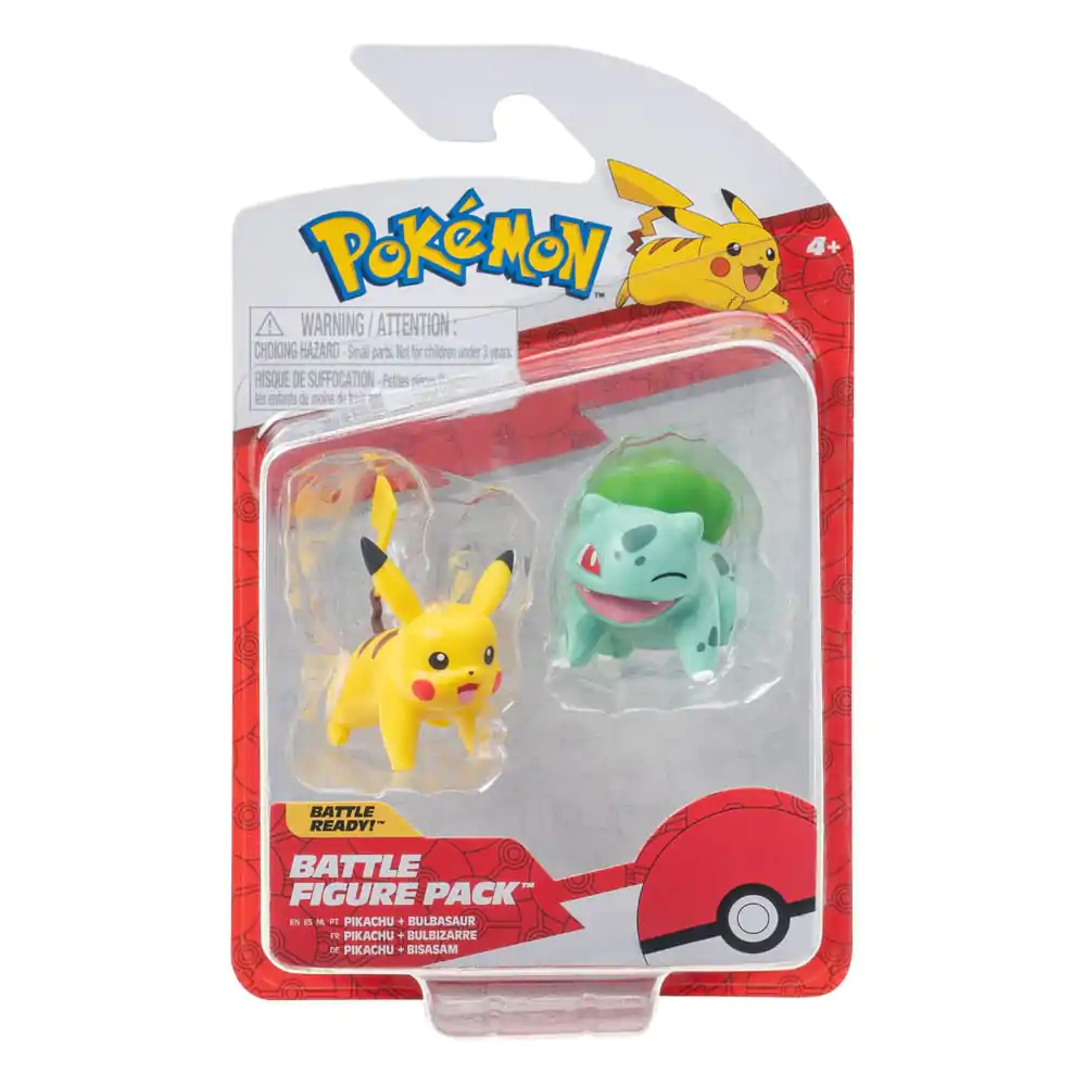 Pokémon Battle Figure First Partner Set Figurina Set de 2 Bulbasaur #2, Pikachu #1 poza produsului