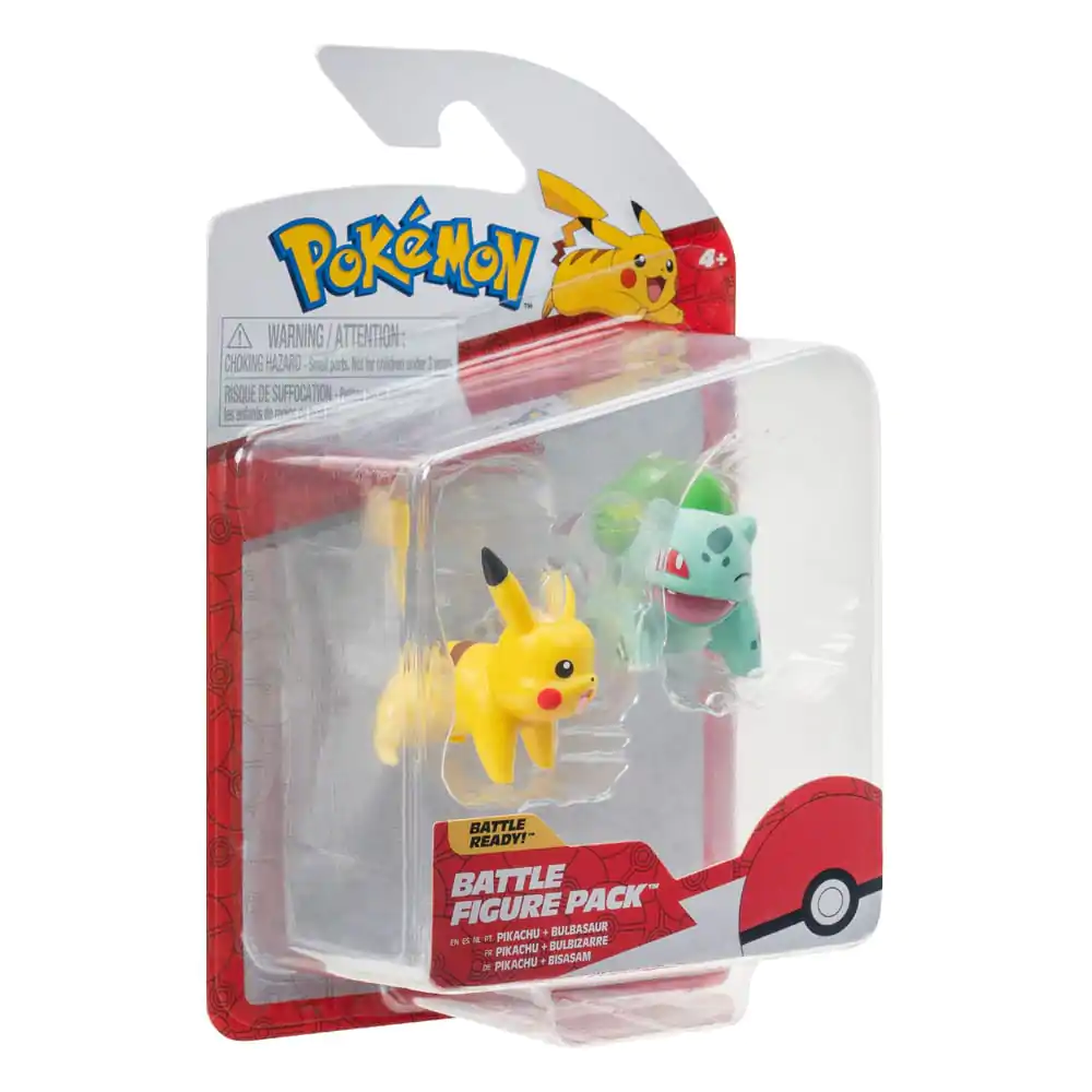 Pokémon Battle Figure First Partner Set Figurina Set de 2 Bulbasaur #2, Pikachu #1 poza produsului