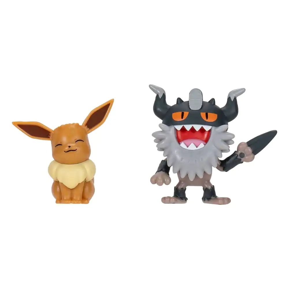 Set figurine de luptă Pokémon 2 figurine -Pachet Perrserker & Eevee #2 poza produsului