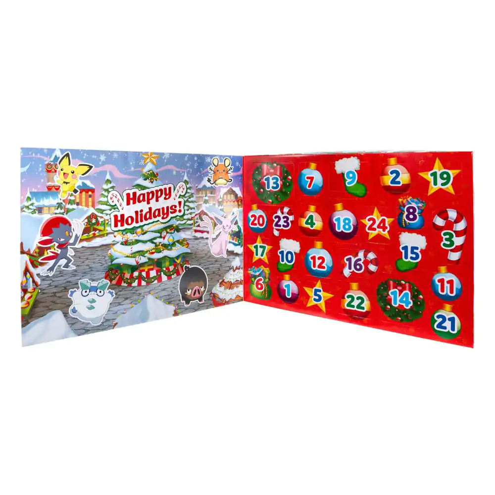 Pokémon Battle Figures Calendar Advent Deluxe Sărbători 2024 *Versiune DE/FR/NL* poza produsului