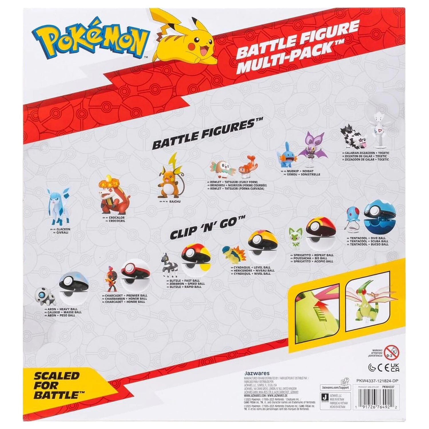 Pachet 10 figurine Pokemon Battle Ready poza produsului