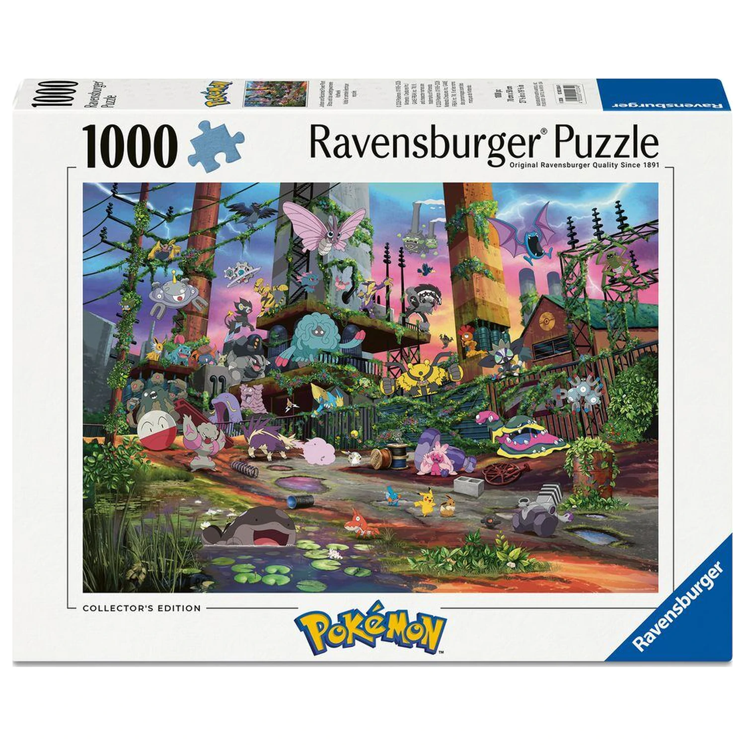Pokemon Breakout 2 Jolteon and Reclaimed Power Plant puzzle 1000 piese poza produsului