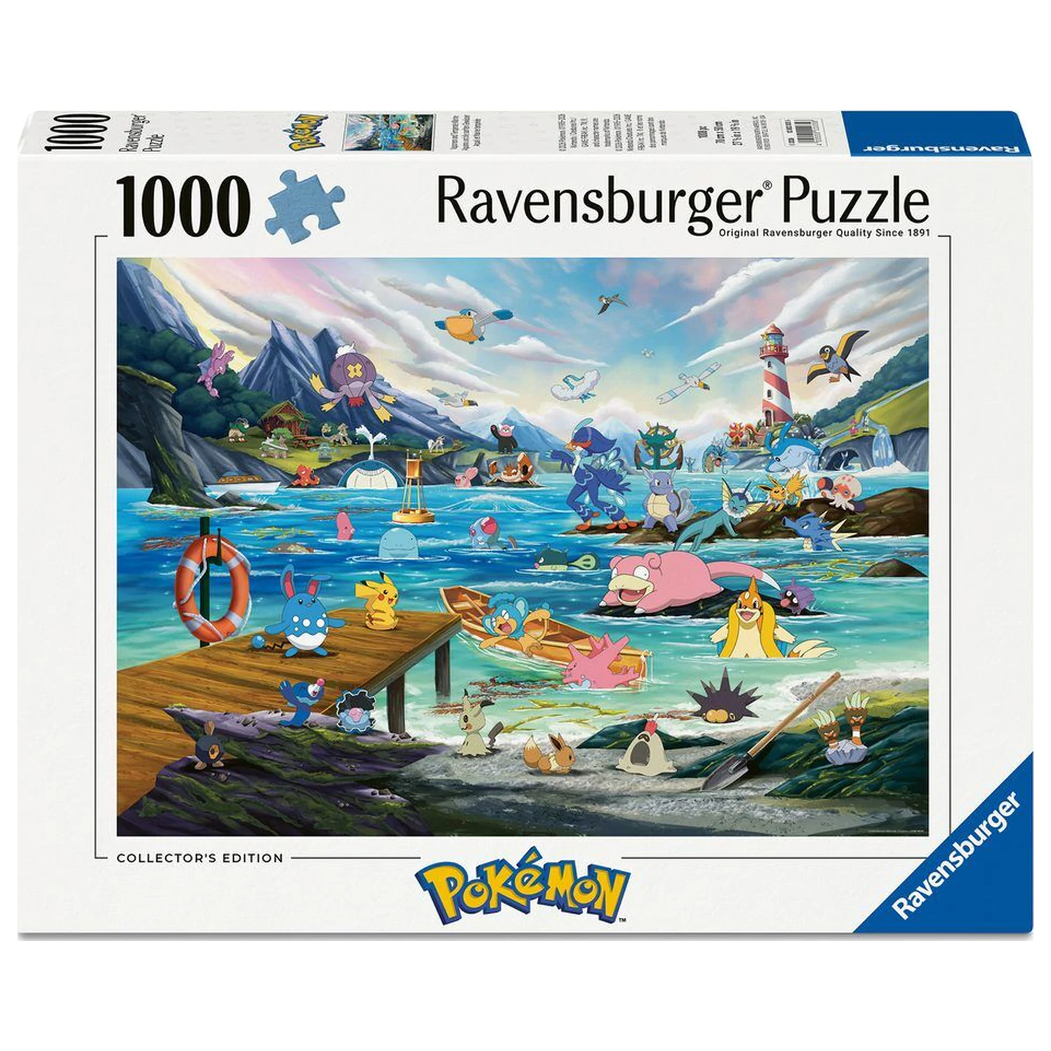 Pokemon Breakout 3 Vaporeon and the Warm Sea puzzle 1000 piese poza produsului
