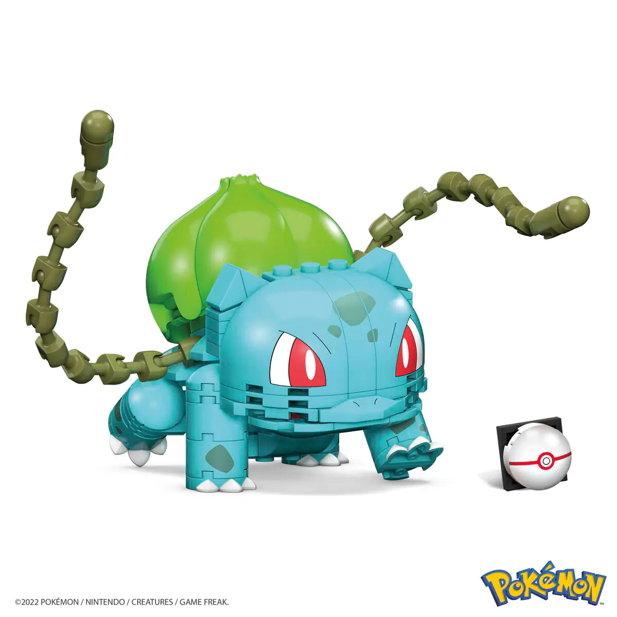 Pokémon Mega Construx Wonder Builders Set de construcție Bulbasaur 10 cm poza produsului