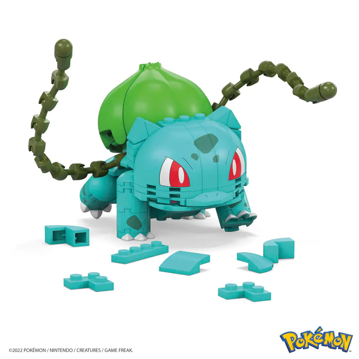 Pokémon Mega Construx Wonder Builders Set de construcție Bulbasaur 10 cm poza produsului