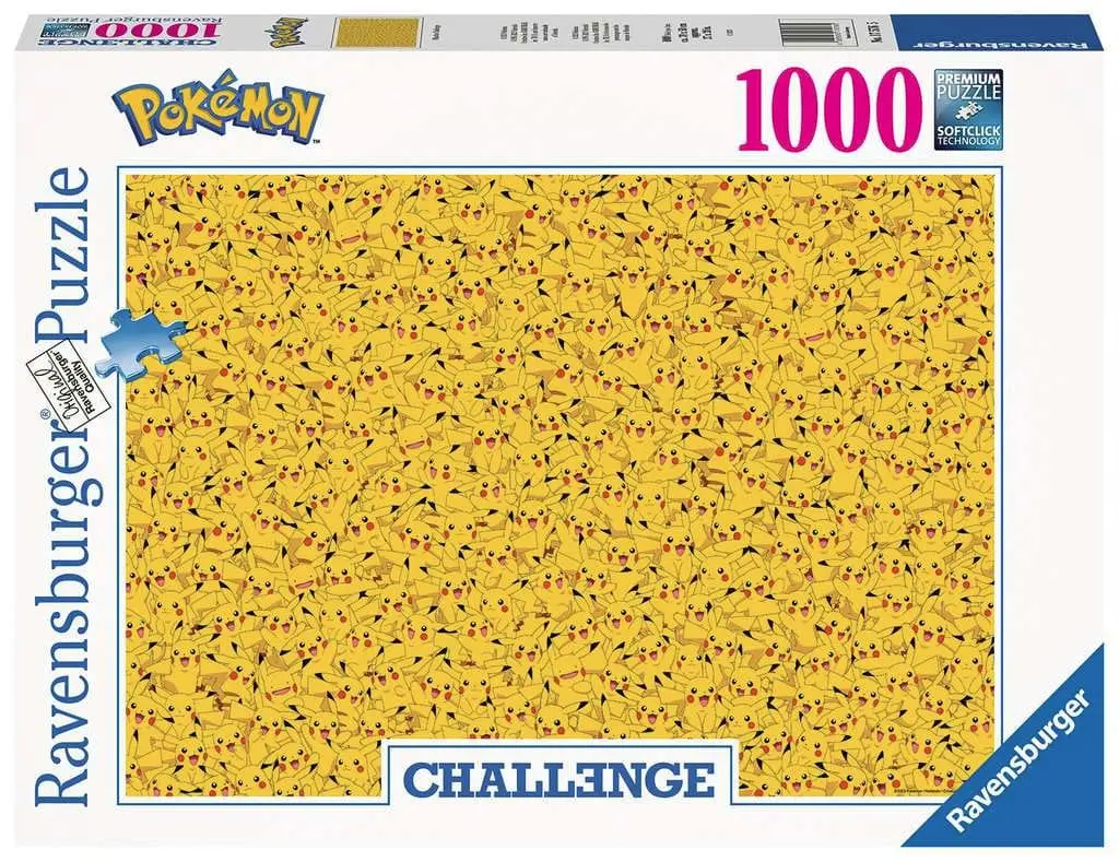 Puzzle tip jigsaw Pokémon Challenge Pikachu (1000 piese) poza produsului