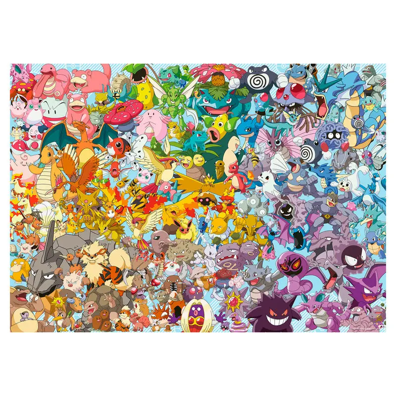 Pokémon Challenge Puzzle Jigsaw Grup (1000 piese) poza produsului