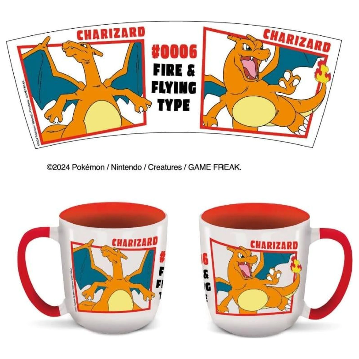 Pokémon Charizard Cană 384ml poza produsului