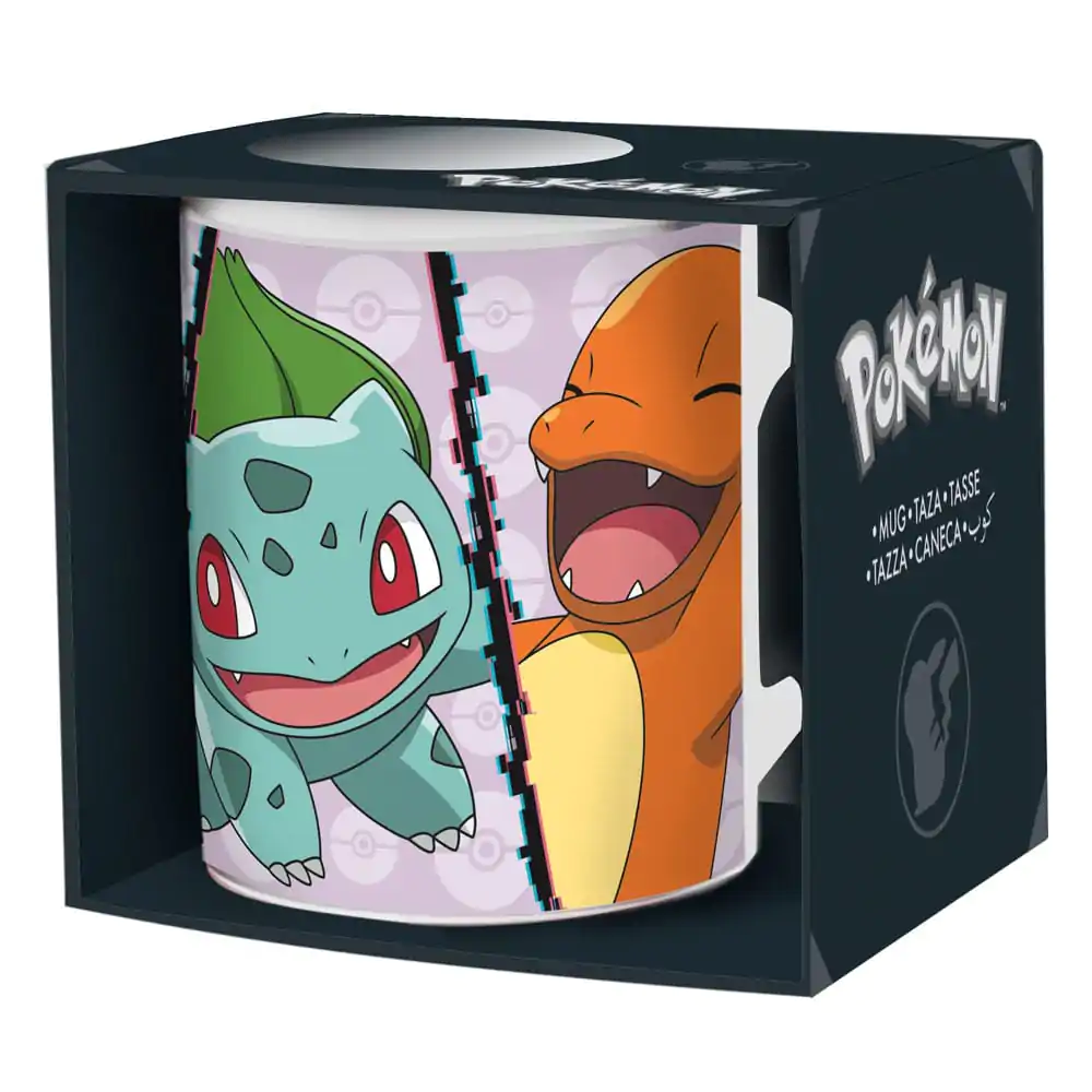 Cană Pokemon Charmander, Bulbasaur, Squirtle, Pikachu 320 ml poza produsului