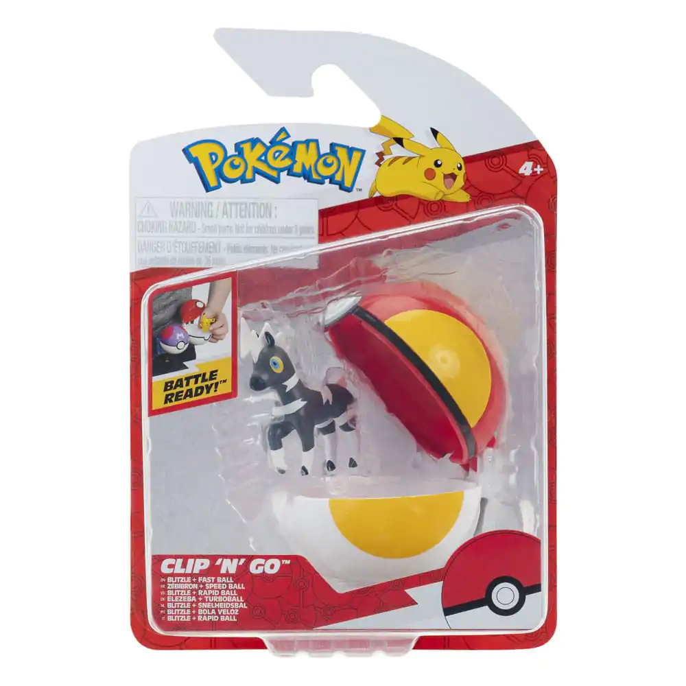Pokémon Clip'n'Go Poké Balls Blitzle & Fast Ball poza produsului