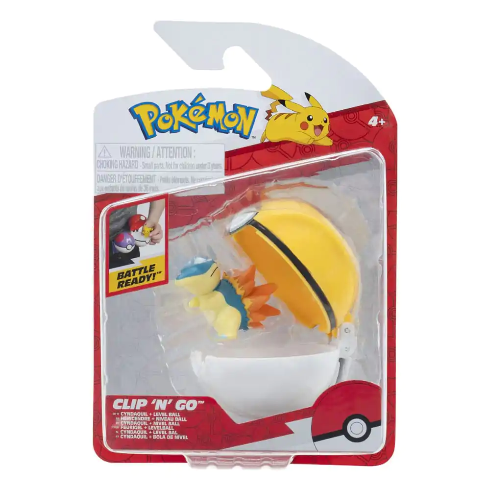 Pokémon Clip'n'Go Poké Balls Cyndaquil & Level Ball poza produsului