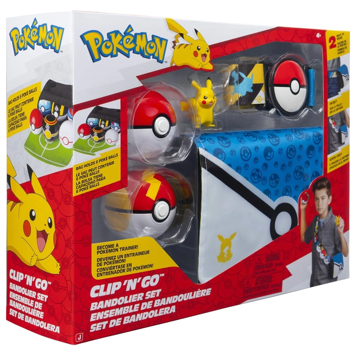 Pokémon Clip 'n' Go Bandolier Set Pikachu poza produsului
