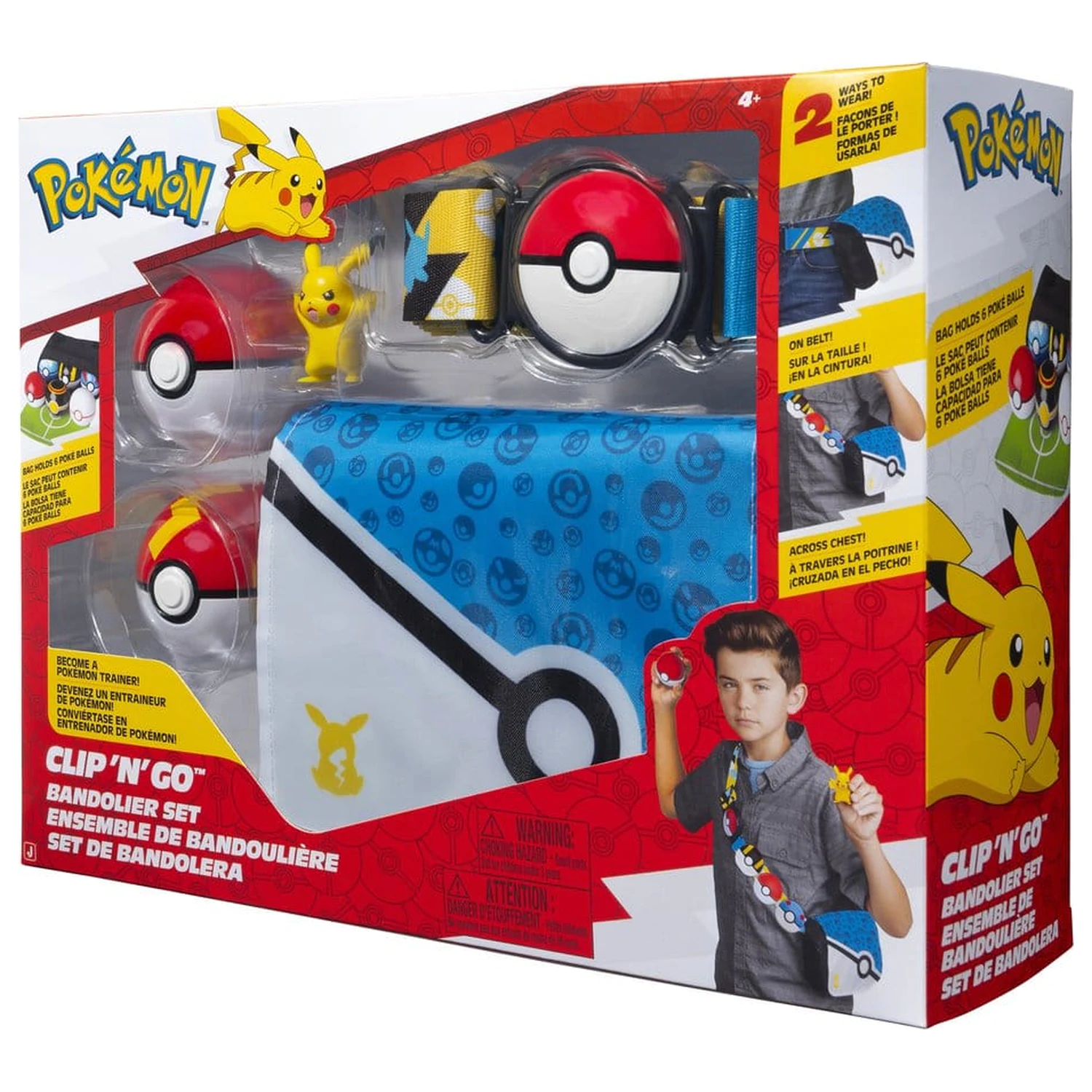 Pokémon Clip 'n' Go Bandolier Set Pikachu poza produsului
