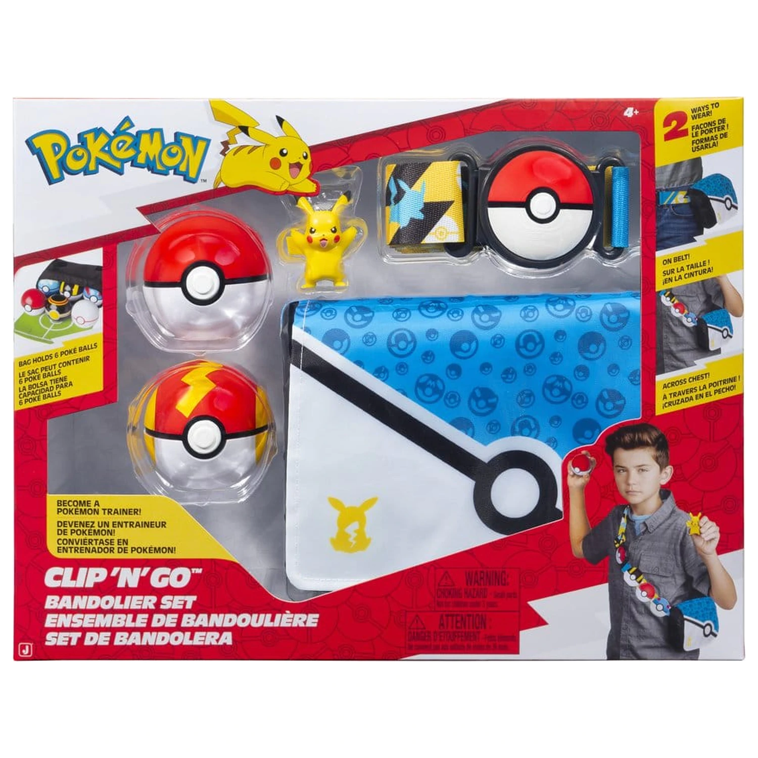 Pokémon Clip 'n' Go Bandolier Set Pikachu poza produsului