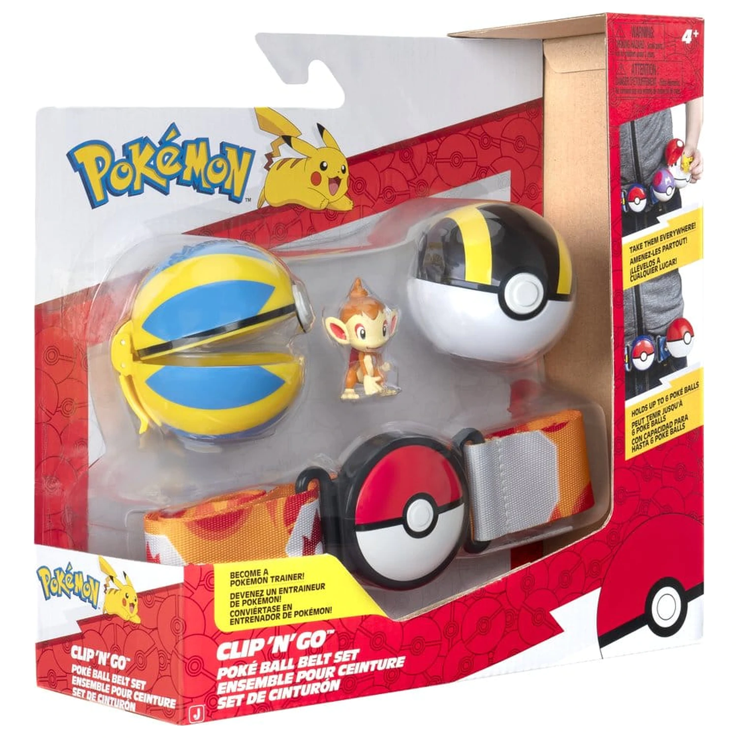 Pokémon Clip 'n' Go Belt Set Chimchar poza produsului