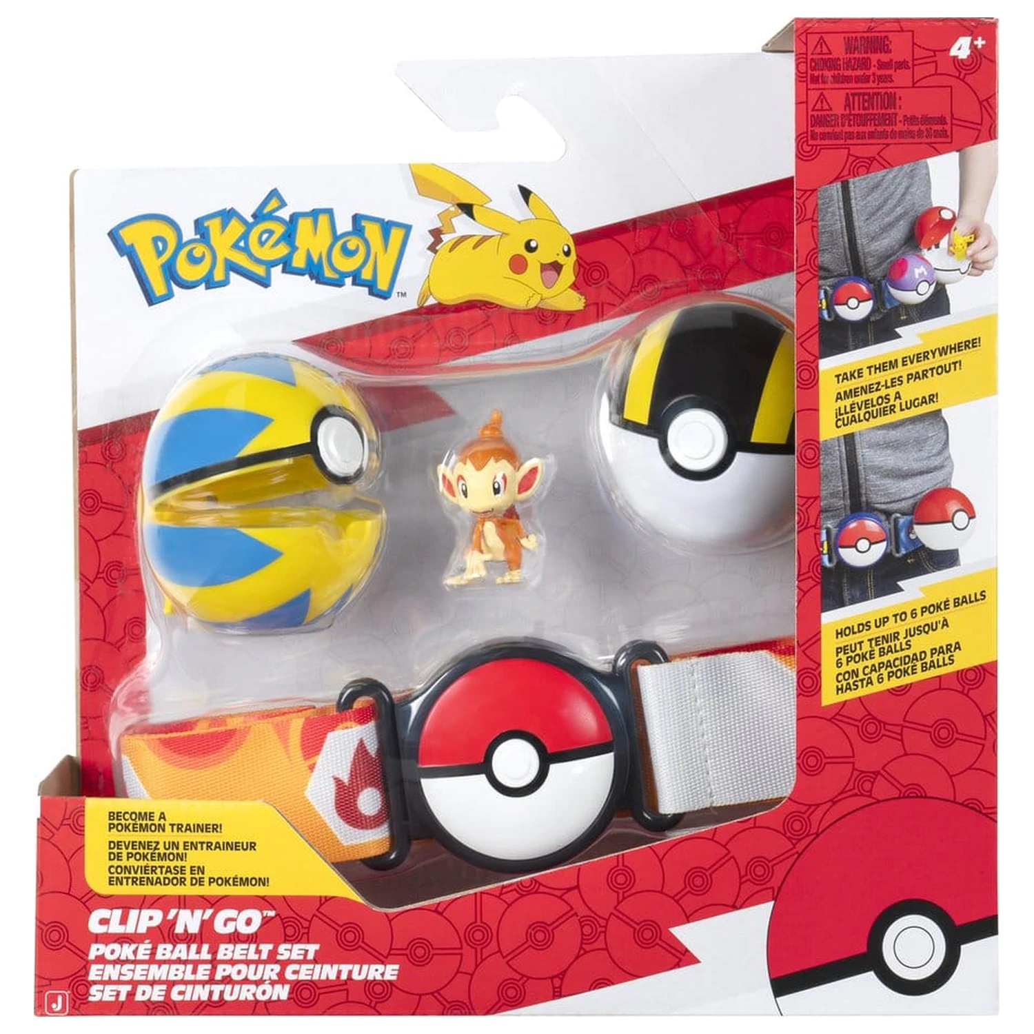 Pokémon Clip 'n' Go Belt Set Chimchar poza produsului