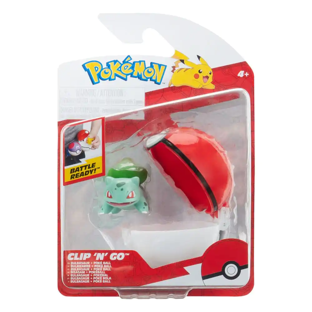 Pokémon Clip'n'Go Poké Balls Bulbasaur #1 si o Minge Poké poza produsului