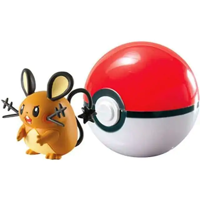 Pokémon Clip'n'Go Poké Balls Dedenne & Poké Ball poza produsului