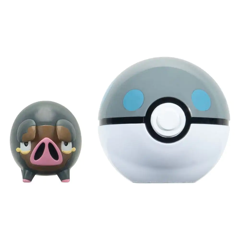 Pokémon Clip'n'Go Poké Balls Lechonk & Minge Greuă poza produsului