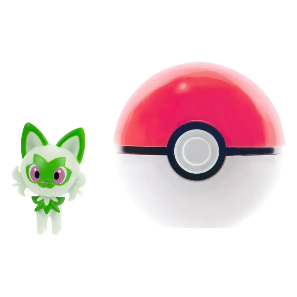 Pokémon Clip'n'Go Poké Balls Sprigatito cu Poké Ball poza produsului