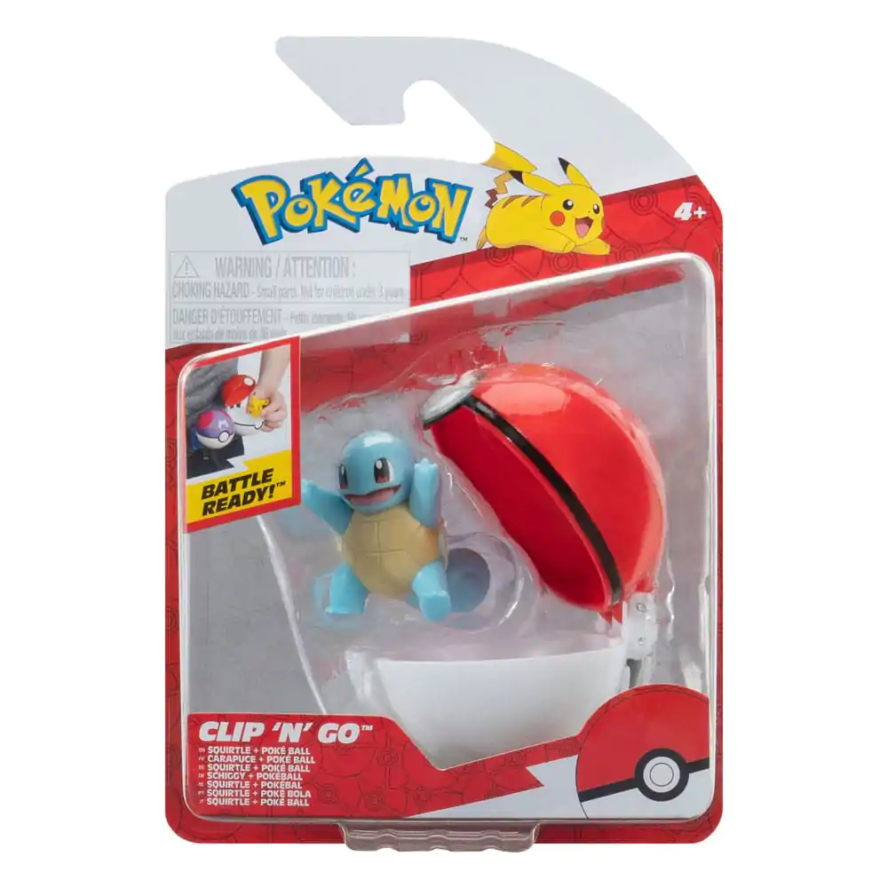 Pokémon Clip'n'Go Poké Balls Squirtle #3 și o Minge Poké poza produsului