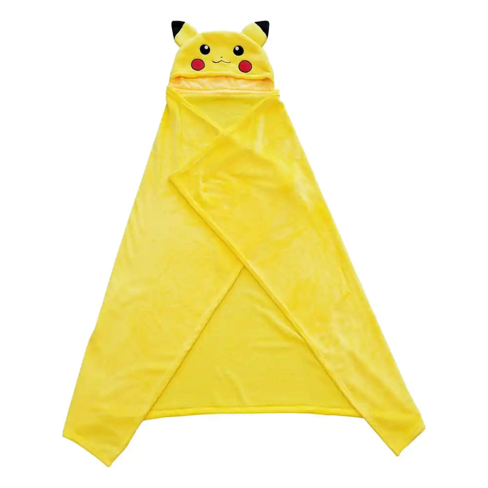 Pătură cu glugă Pokémon Coral Pikachu 120 x 150 cm poza produsului