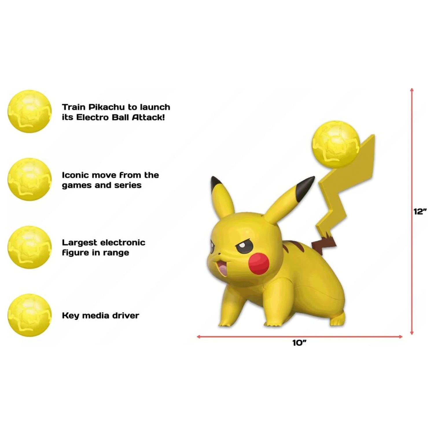 Pokémon Figurina cu functie deluxe (Electro Ball Pikachu) poza produsului