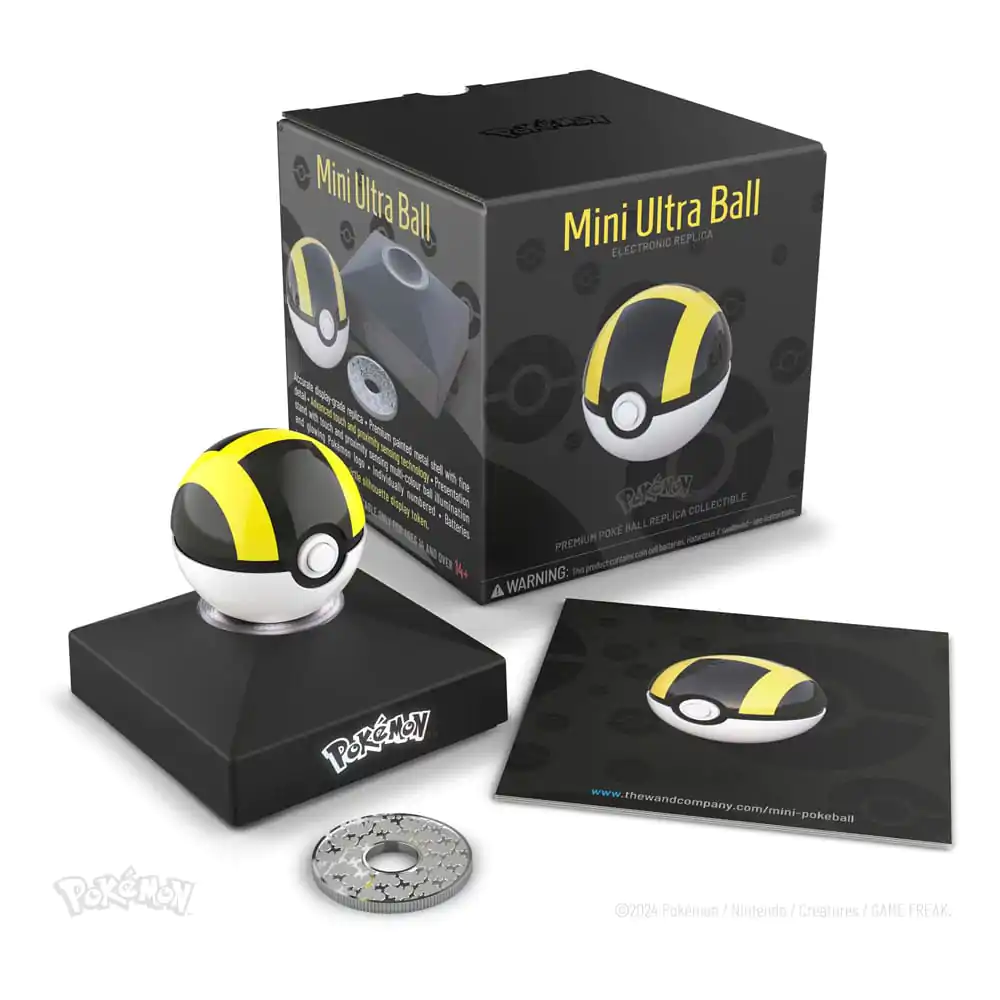 Pokémon Diecast Replica Mini Ultraball Miniatură Metalică poza produsului