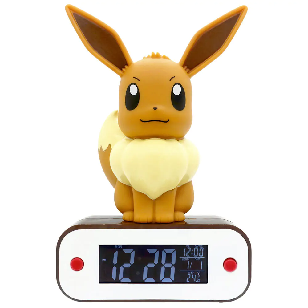 Ceas deșteptător Pokémon cu Lumină Evoli 22 cm poza produsului