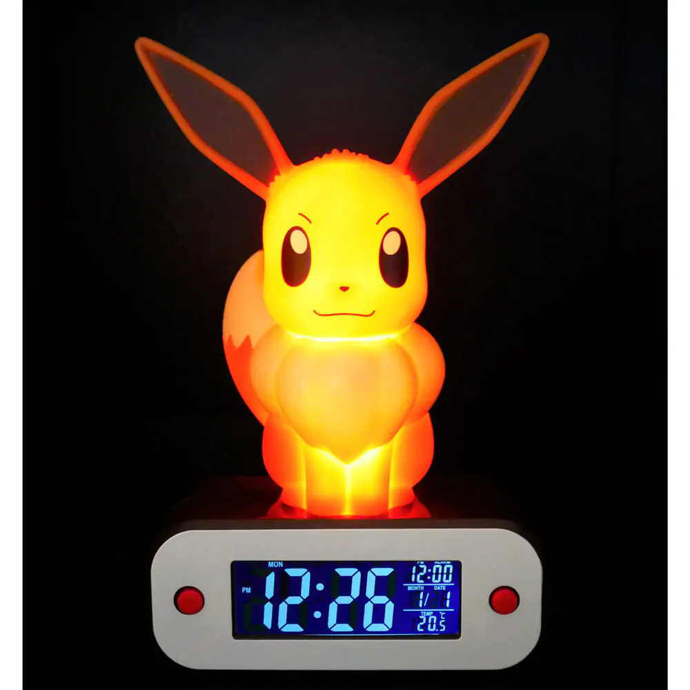 Ceas deșteptător Pokémon cu Lumină Evoli 22 cm poza produsului