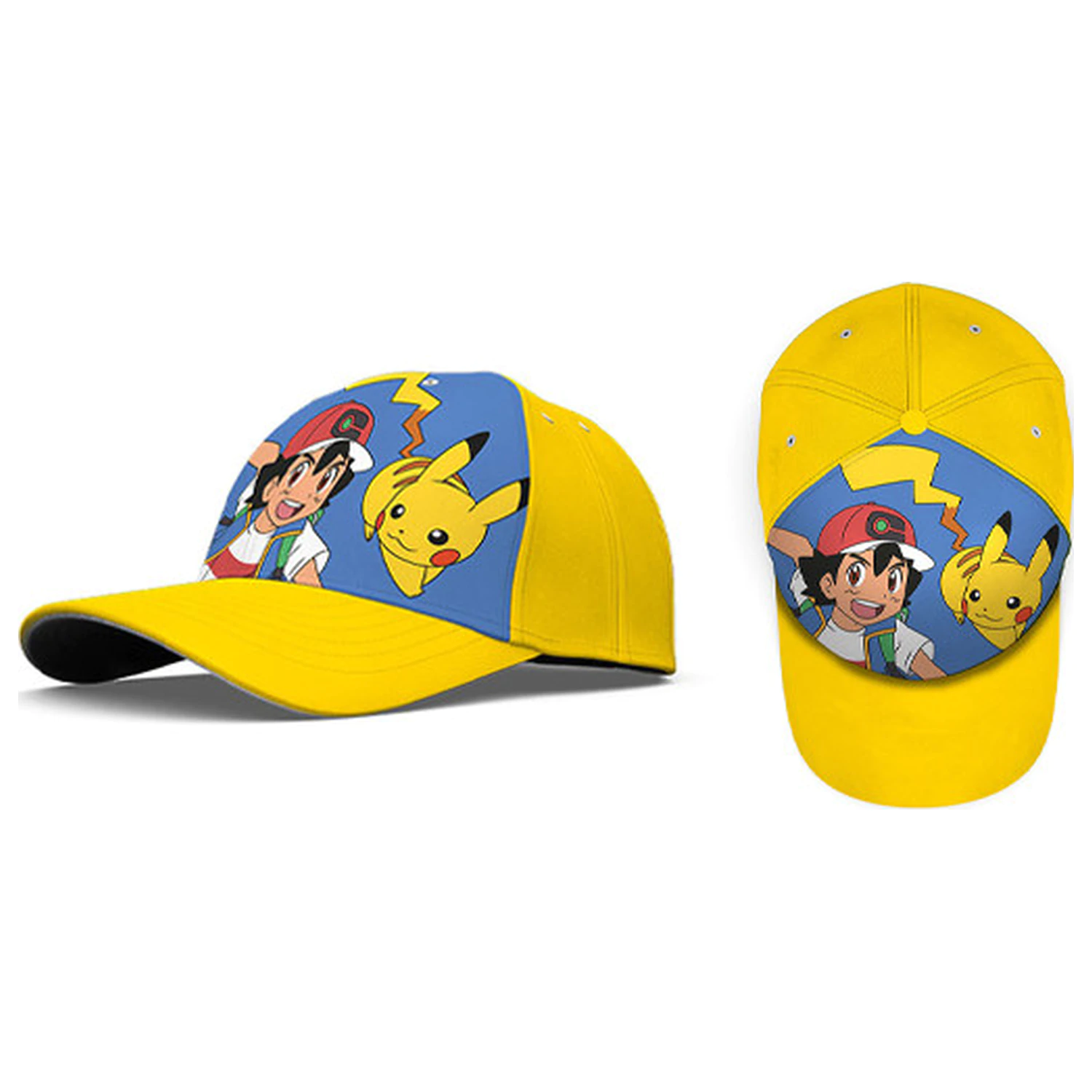 Sapca de baseball pentru copii Pokemon Elements Yellow 52 cm poza produsului