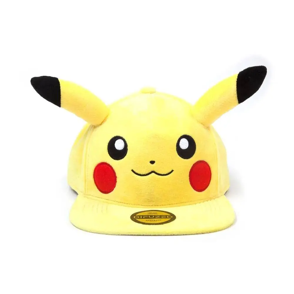 Șapcă Snapback de pluș Pokémon Pikachu Rușinat poza produsului
