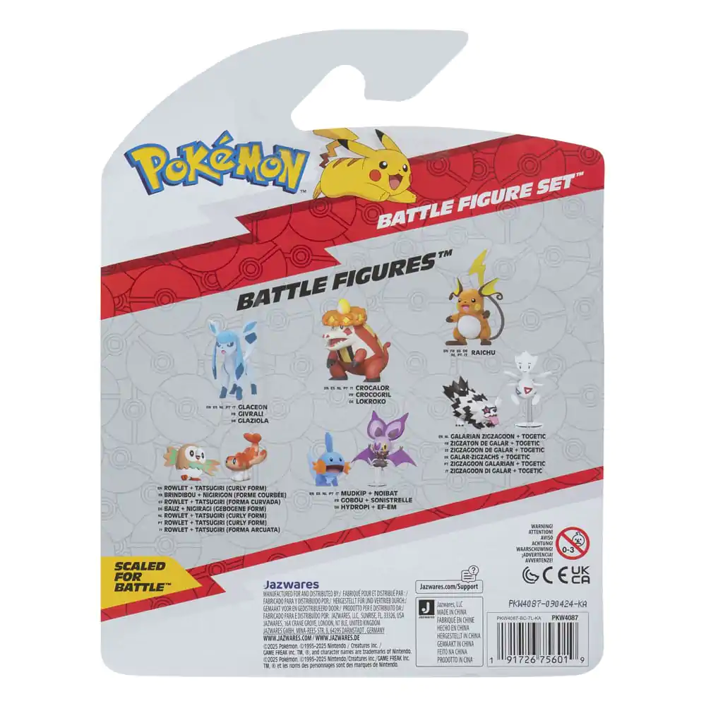 Set Figurina de Luptă Pokémon Primul Partener Set 3 figurine Litleo, Pikachu & Floragato poza produsului