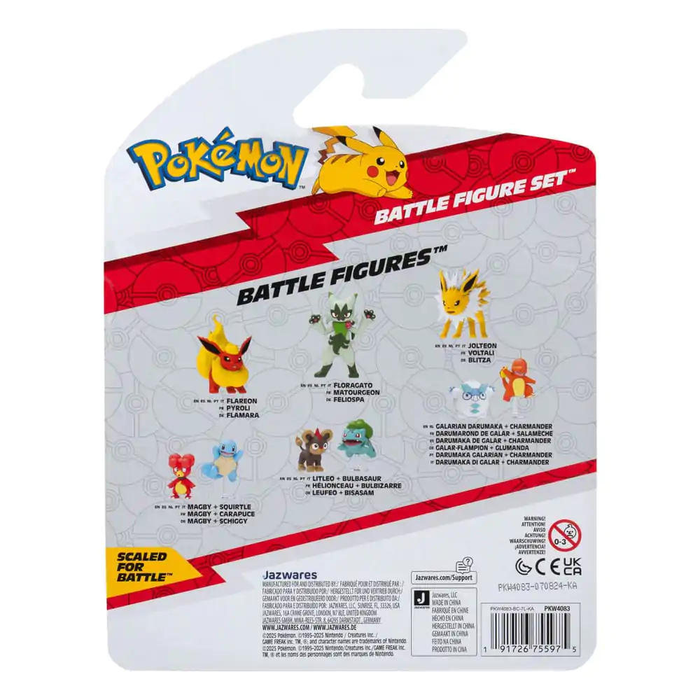 Set Figurine de Luptă Pokémon Primul Partener 3 figurine Pichu, Machop, & Weavile poza produsului