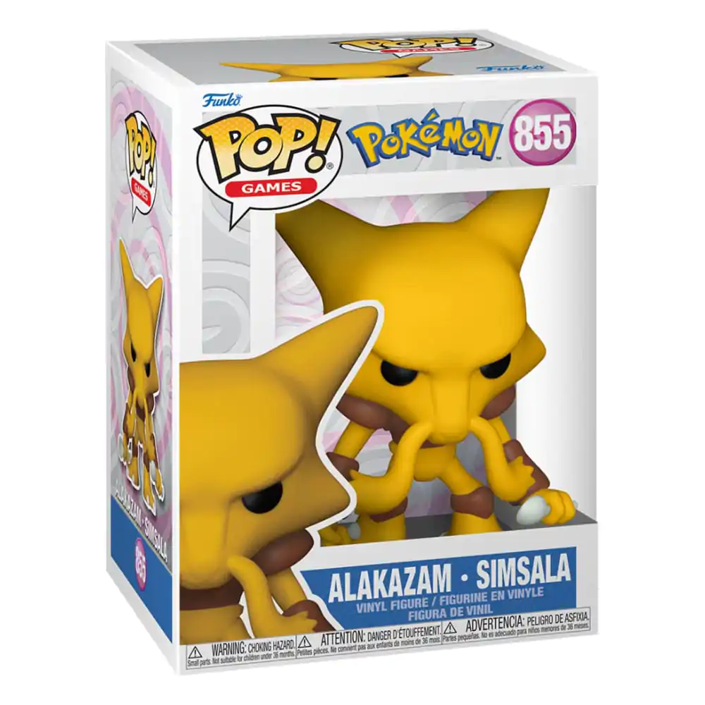 Pokemon POP! Jocuri Figurina Vinil Alakazam (EMEA) 9 cm poza produsului